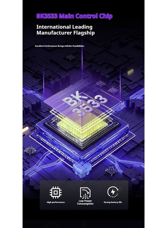 مكعب غاضب فأرة الألعاب اللاسلكية FURYCUBE G11 - تصميم خفيف الوزن مع هيكل فارغ، مزودة بحساس PAW3311، تعمل بتقنية البلوتوث وثلاثة أوضاع، بوزن 67 جرام فقط، وبدقة قصوى تصل إلى 22,000 DPI مع إضاءة خلفية RGB. - Image 4